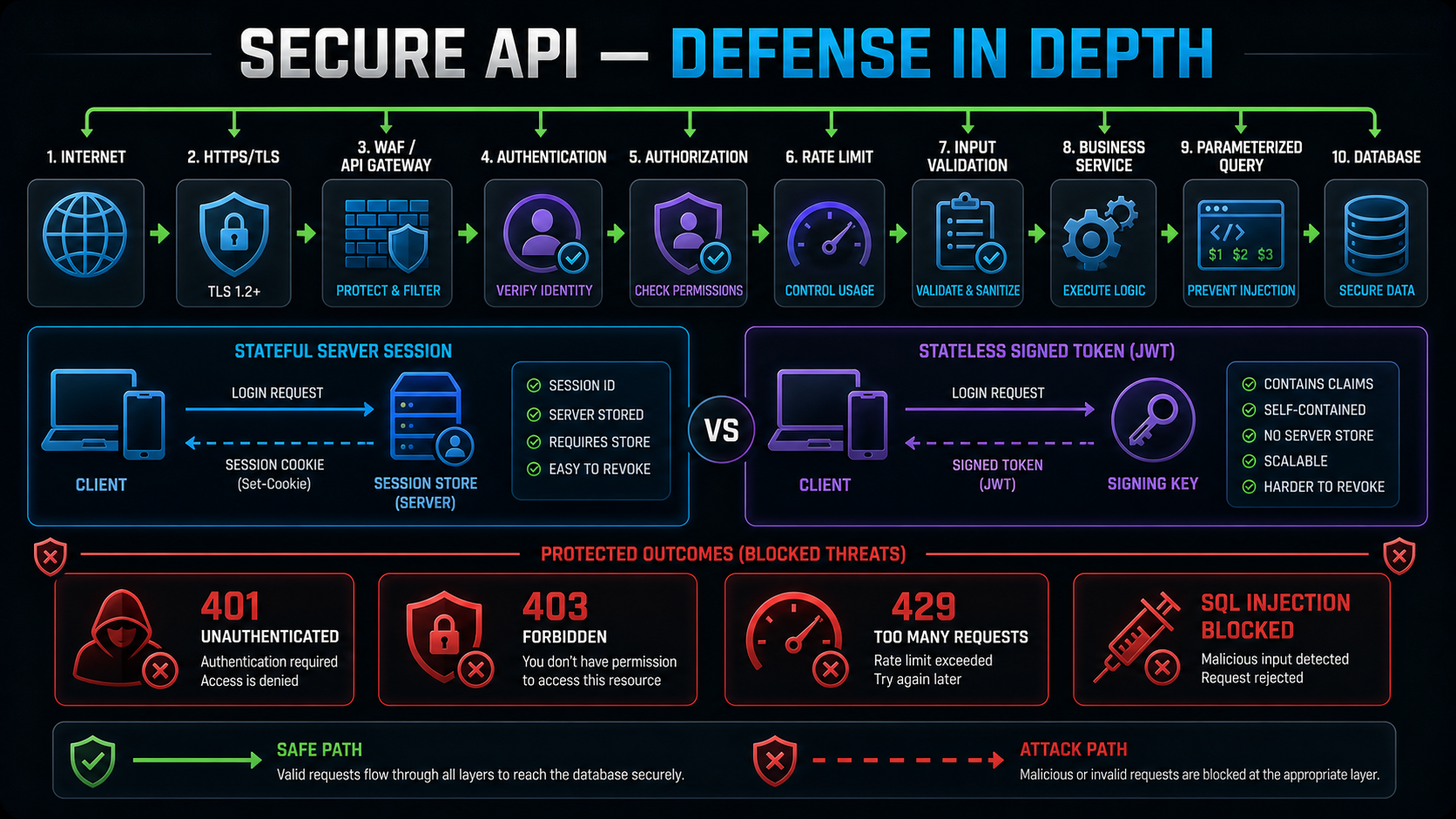API security defense in depth